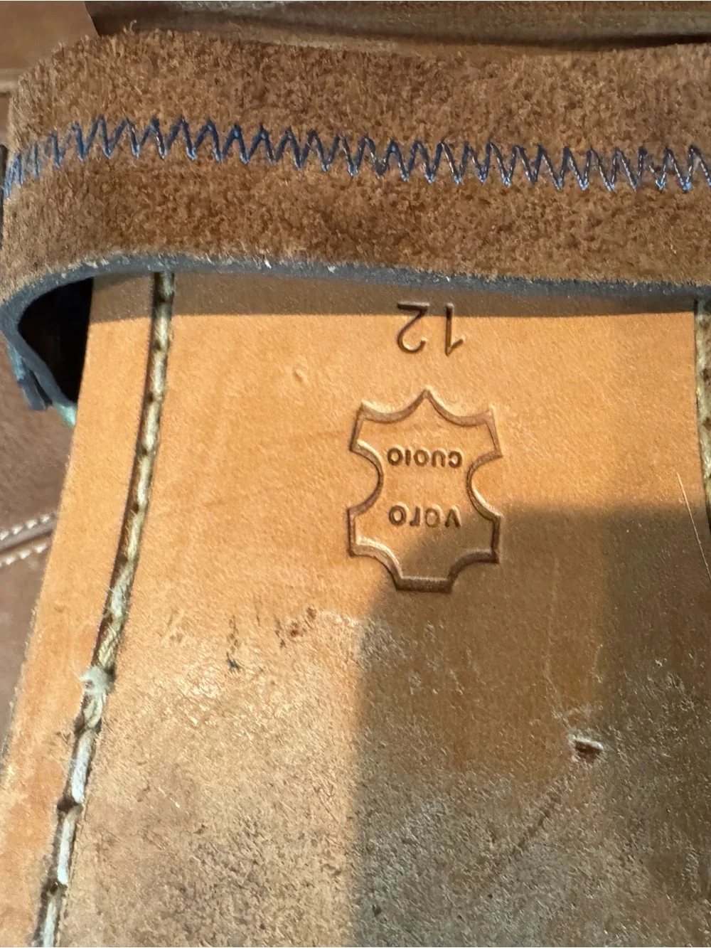 BEDFORD BED|STU Brown Leather Boot with Purple Lining Sz 12 - Picture 10 of 10